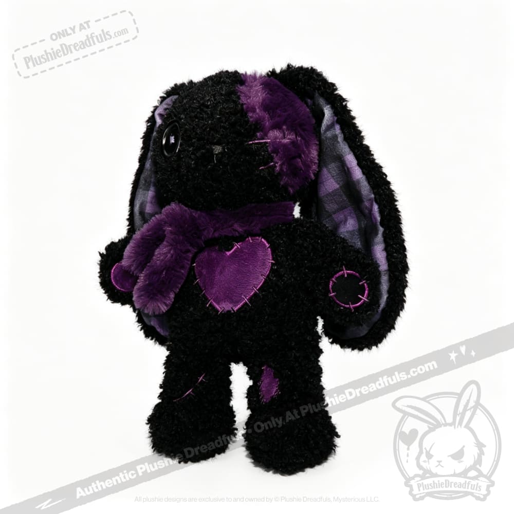Plushie Dreadfuls -Violet Neon Love Rabbit - Plush Stuffed Animal - toy