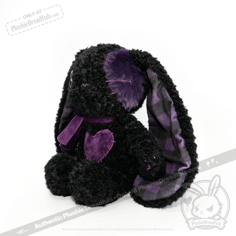 Violet Neon Love Rabbit - Plush Stuffed Animal - toy