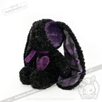 Violet Neon Love Rabbit - Plush Stuffed Animal - toy