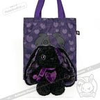Violet Neon Love Rabbit - Plush Stuffed Animal - toy