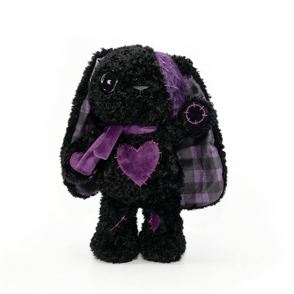 Violet Neon Love Rabbit - Plush Stuffed Animal - toy