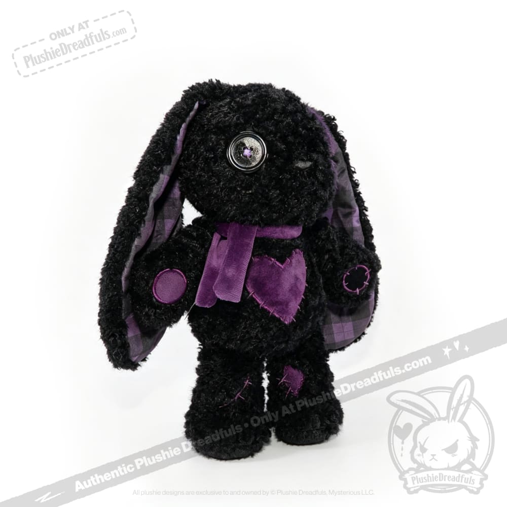 Violet Neon Love Rabbit - Plush Stuffed Animal - toy