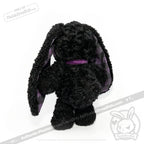 Violet Neon Love Rabbit - Plush Stuffed Animal - toy