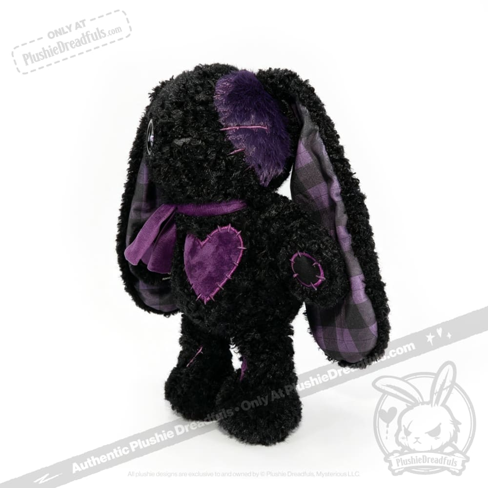 Violet Neon Love Rabbit - Plush Stuffed Animal - toy