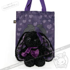 Violet Neon Love Rabbit - Plush Stuffed Animal - toy