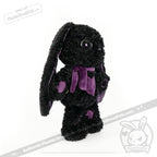 Violet Neon Love Rabbit - Plush Stuffed Animal - toy