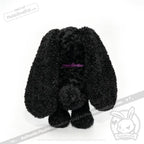 Violet Neon Love Rabbit - Plush Stuffed Animal - toy