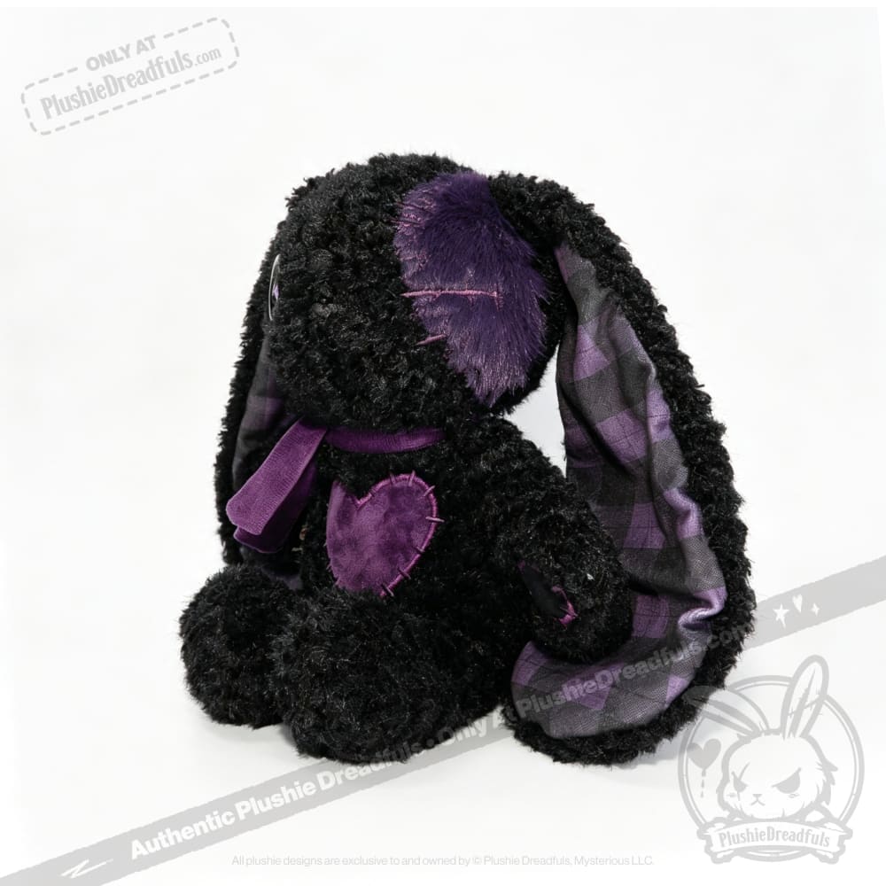 Violet Neon Love Rabbit - Plush Stuffed Animal - toy
