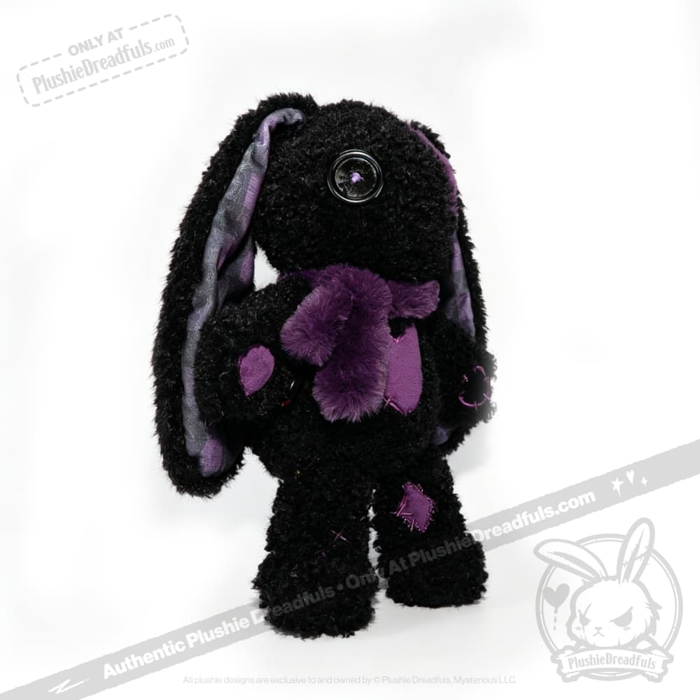 Plushie Dreadfuls -Violet Neon Love Rabbit - Plush Stuffed Animal - toy