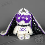 Plushie Dreadfuls - White Witch Bunny - Plush Stuffed Animal - Mysterious