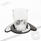 Wonderland Drink Coasters hair clip