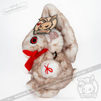 Plushie Dreadfuls - Workaholic Rabbit - Plush Stuffed Animal - Mysterious