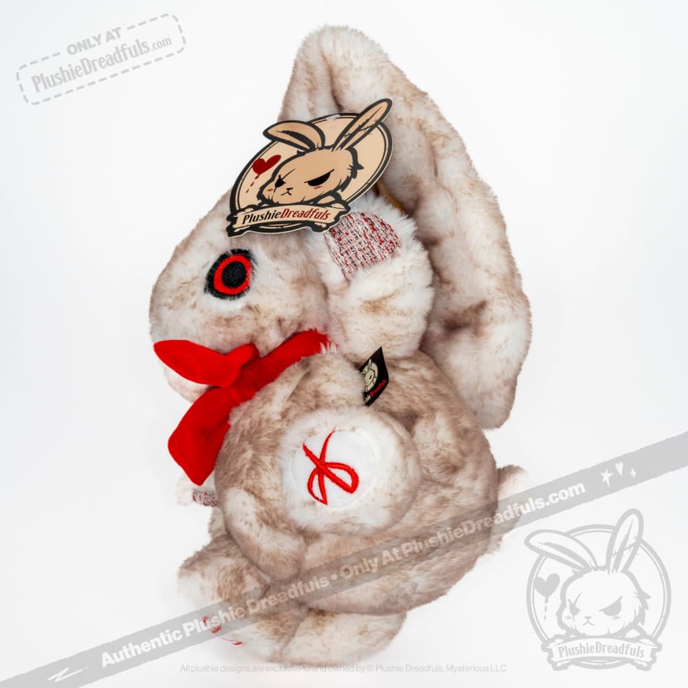Plushie Dreadfuls - Workaholic Rabbit - Plush Stuffed Animal - Mysterious