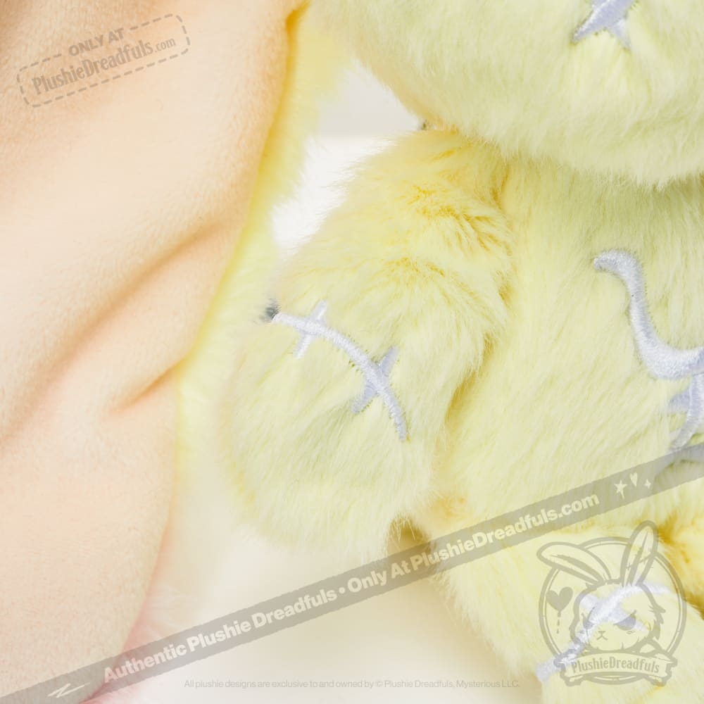 Plushie Dreadfuls -Yellow Anxiety Rabbit Plush Keychain Accessory Keychain